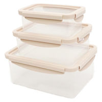 イトウ 保存容器 550ml 1.1L 2.2L 伸びる シリコン 保存ケース 角型 3個組 497106 1個（直送品）