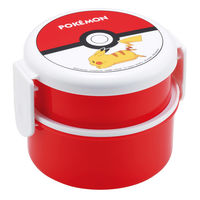 スケーター 弁当箱 500ml 丸型ランチボックス2段 モンスターボール25 497498 1個（直送品）