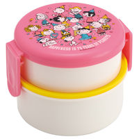 スケーター 弁当箱 500ml 抗菌丸型ランチBOX2段 SN75アニバーサリ 497505 1個（直送品）