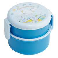 スケーター 弁当箱 500ml 丸型ランチボックス2段 シナモロールパステル水彩花柄 497504 1個（直送品）