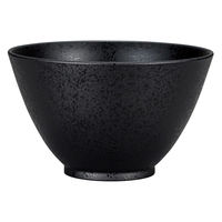 ミタニ ラーメン鉢 麺ボウル 中 石目塗 黒 497555 1個（直送品）