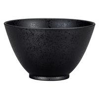 ミタニ ラーメン鉢 麺ボウル 小 石目塗 黒 497553 1個（直送品）