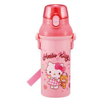 スケーター 水筒 480ml 直飲プラワンタッチボトル キティファンシー 497513 1個（直送品）