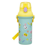 スケーター 水筒 480ml 直飲プラワンタッチボトル しまじろうPOP 497512 1個（直送品）