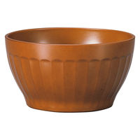 ミタニ ボウル グルーブボウル ライトブラウン 497589 1個（直送品）