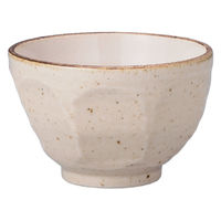 ケーアイ 茶碗 面取り飯碗 白 498461 1個（直送品）