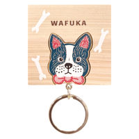 プレーリードッグ キーホルダー マグネットキーホルダー ひのき フレンチブルドッグ 498635 1個（直送品）