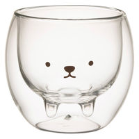 シービージャパン グラス 250ml アニボール 耐熱 ダブルグラス シロクマ 498647 1個（直送品）