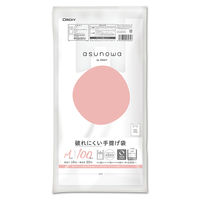 オルディ ポリ袋 M 100枚入り 破れにくい 手提げ袋 乳白 498930 1個（直送品）