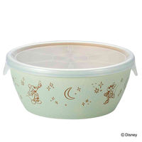 カノー 保存容器 500ml 抗菌保存容器 ディズニー ミッキー BPAフリー グリーン 499066 1個（直送品）