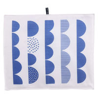 サンベルム 水切りマット 食器乾燥マット 33×40cm 速乾 ブルー 499067 1個（直送品）