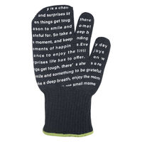 サンベルム 鍋つかみ 3本指ミトン 耐熱 滑り止め付 アウトドア ダークグレー 499072 1個（直送品）