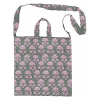 キシマ エコバッグ 2WAY 折り畳み 肩掛け 手持ち フラワー 499101 1個（直送品）