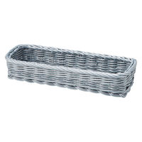 サンリツ キッチントレー KLEANE PLUS 洗える 抗菌素材の小物入れ バスケット S グレー 499105 1個（直送品）