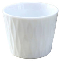 ネクスト コップ あやなみ 立涌ロックカップ 190ml 白 499187 1個（直送品）