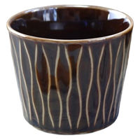 ネクスト コップ あやなみ 立涌ロックカップ 190ml アメ 499189 1個（直送品）