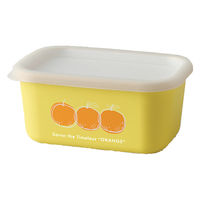 ナカジマ 保存容器 コレフル スクエアストッカー 角型 330ml オレンジ 530472 1個（直送品）