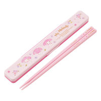 スケーター 音の鳴らない箸・箸箱セット マイメロパステル水彩花柄 530553 1個（直送品）