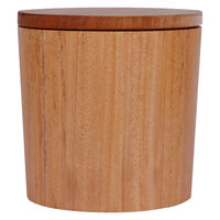 籐芸 保存容器 250ml キャニスター マホガニー 無地 531311 1個（直送品）