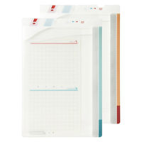 ソニック ファイル 貼るシラセファイル B5ノート用 A4プリント対応 2枚入り タスク管理 531672 1個（直送品）