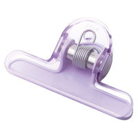 ソニック クリップ 大きめ 重さでページをキープ オモクリップ 重り ブックストッパー バイオレット 531668 1個（直送品）