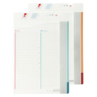 ソニック ファイル 貼るシラセファイル B5ノート用 2枚入り タスク管理 531671 1個（直送品）