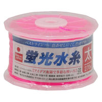 斎藤撚糸 蛍光水糸(太)ピンク 270m巻 mizuito-y5 1巻（直送品）