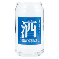 サンアート グラス 360ml 缶型グラス 横綱ワンカップ 496483 1個（直送品）