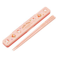 スケーター 音の鳴らない箸・箸箱セット キティパステル水彩花柄 530552 1個（直送品）