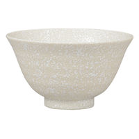 ミタニ 茶椀 小 石目塗 白 497542 1個（直送品）