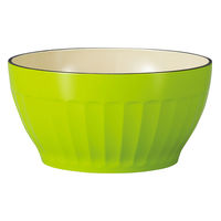 ミタニ ボウル グルーブボウル ナチュール グリーン 495356 1個（直送品）