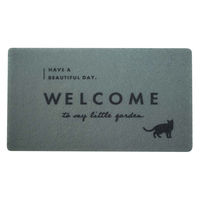 ティーライフ 玄関マット 45×75 もちもち玄関マット 屋外 ウェルカムキャット 482546 1個（直送品）