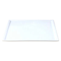 ネクスト プレート フレーム スクエアプレート Lサイズ 21.5cm 白 499195 1個（直送品）