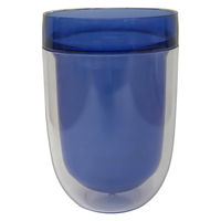 小久保工業所 コップ 300ml Polka グラス ブルー 531032 1個（直送品）