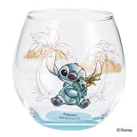 サンアート グラス 330ml 丸グラス スティッチ&スクランプ 夕焼け 496522 1個（直送品）