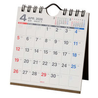 日本能率協会マネジメントセンター 【2026年4月版】 NOLTYカレンダー卓上 B7変型 日曜始まり U239 1冊（直送品）