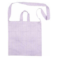 キシマ エコバッグ 2WAY 折り畳み 肩掛け 手持ち ストライプ 499100 1個（直送品）