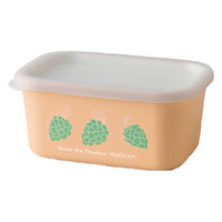 ナカジマ 保存容器 コレフル スクエアストッカー 角型 330ml マスカット 530471 1個（直送品）