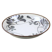 ネクスト ボウル 琉球デイゴ カレー&パスタボール 22cm ブラウン 499246 1個（直送品）