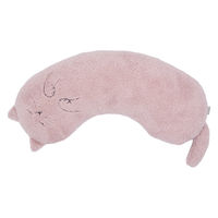 ティーライフ ネックピロー にゃふにゃふ へそ天まくら ネコ ピンク 494276 1個（直送品）