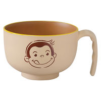 カノー 汁椀 おさるのジョージ CG 塗手付汁わん アイボリー 495520 1個（直送品）