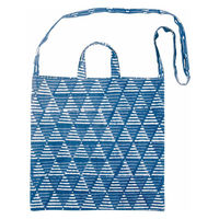 キシマ エコバッグ 2WAY 折り畳み 肩掛け 手持ち トライアングル 499097 1個（直送品）