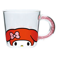 大西賢製販 マグカップ 390ml サンリオ 耐熱ガラスマグ マイメロディ 481830 1個（直送品）
