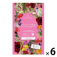 nagomi-NATULURE カフェインレス紅茶 ラベンダー＆ローズ 1セット(12バッグ入×6)