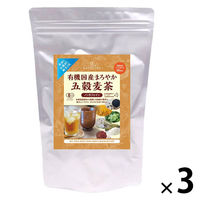 nagomi-NATULURE 有機国産まろやか 五穀麦茶 1セット(35バッグ入×3) 業務用