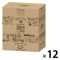 ティッシュペーパー 180組（5箱入）エルモア Kazaru×Krafty ラインアート 1セット（5箱入×12パック） カミ商事