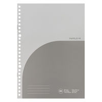日本ノート バインダー穴つき ワイヤー綴じノート パペルール B5 7mm 16枚 XPL02 1冊