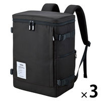 保冷バックパック 25Ｌ オールブラック RFP-025 ALB 1セット（1個×3） 保冷バッグ リュック サーモス