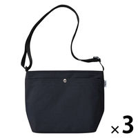 保冷ショルダーバッグ 7L ブラック RFO-007 BK 1セット（1個×3） ペットボトル縦6本 保冷バッグ サーモス