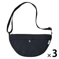 保冷ショルダーバッグ 3.5L ブラック RFM-003 BK 1セット（1個×3） ペットボトル横3本 保冷バッグ サーモス